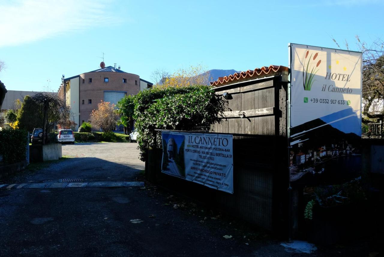 Hotel Il Canneto Porto Ceresio Bagian luar foto