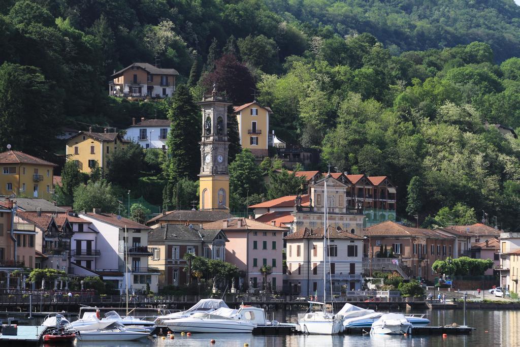 Hotel Il Canneto Porto Ceresio Bagian luar foto